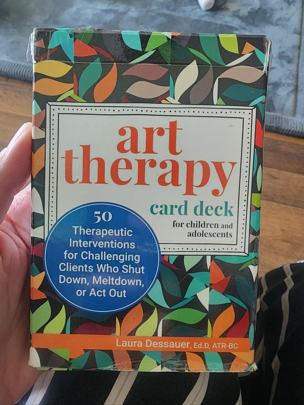 Art Therapy Card Deck by Laura Dessauer - Multicolor